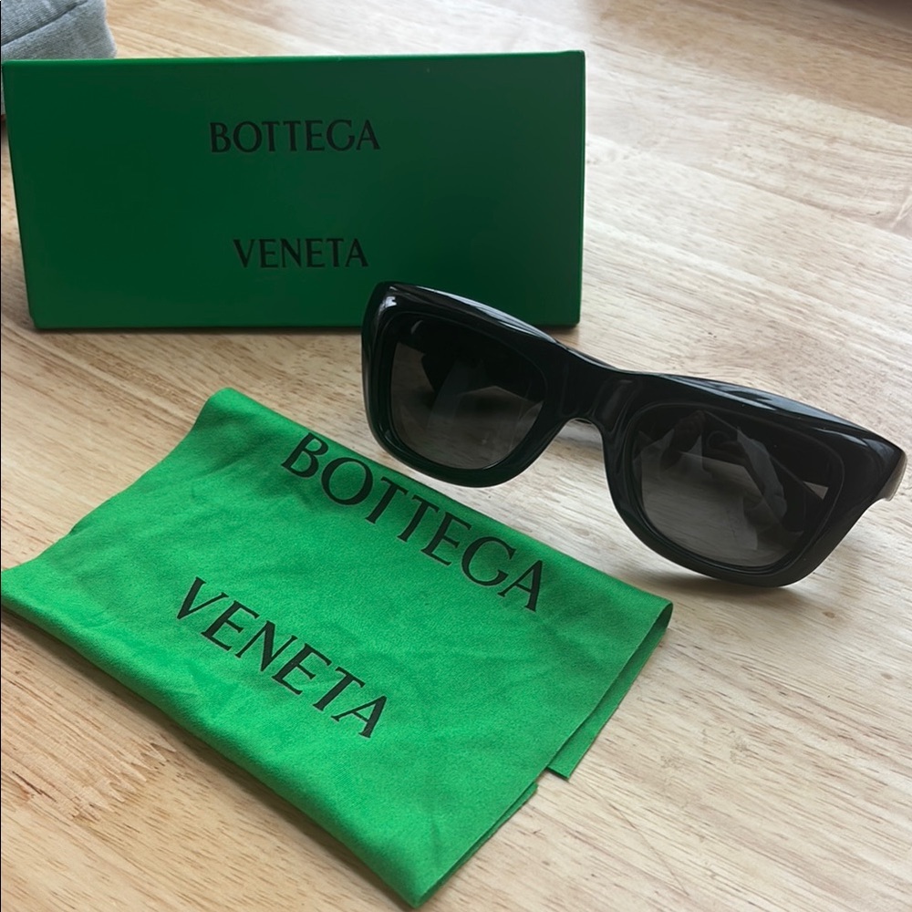 Bottega Veneta Black Sunglasses